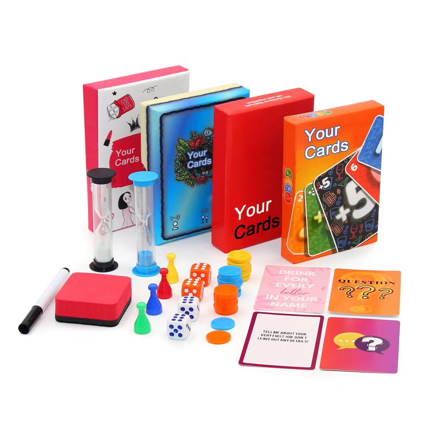 Manufacturer Personalised Magic Kids Adult Party Game Card with Timer, Drinking Paper Playing Card Games - Image 4