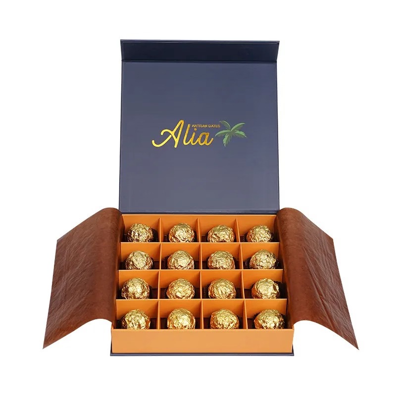 Custom Printed Food Chocolate Packaging Paper Gift Jewelry Box - Image 9