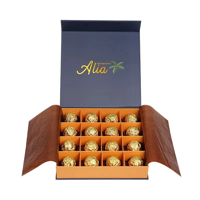 Custom Printed Food Chocolate Packaging Paper Gift Jewelry Box - Image 4